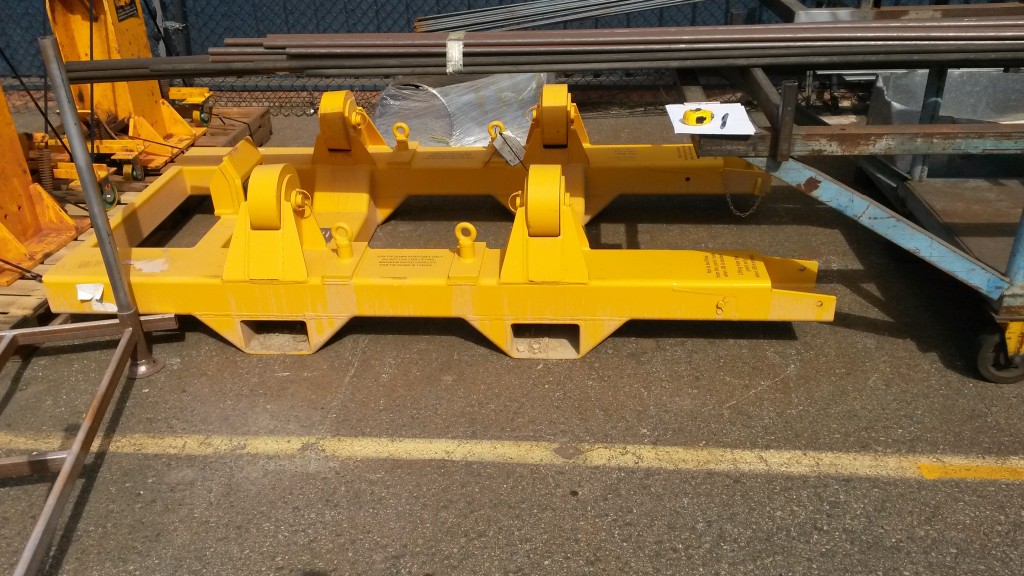 Load roller frame