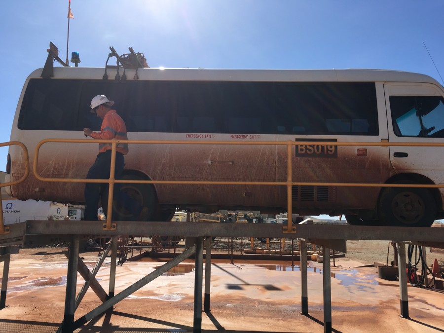 Actual ramp during testing