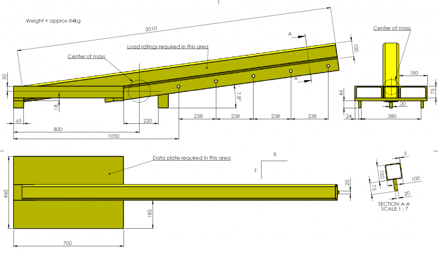 Centre of mass calculation