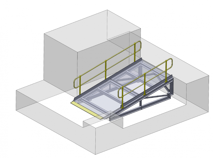 SAG Mill Access Ramp