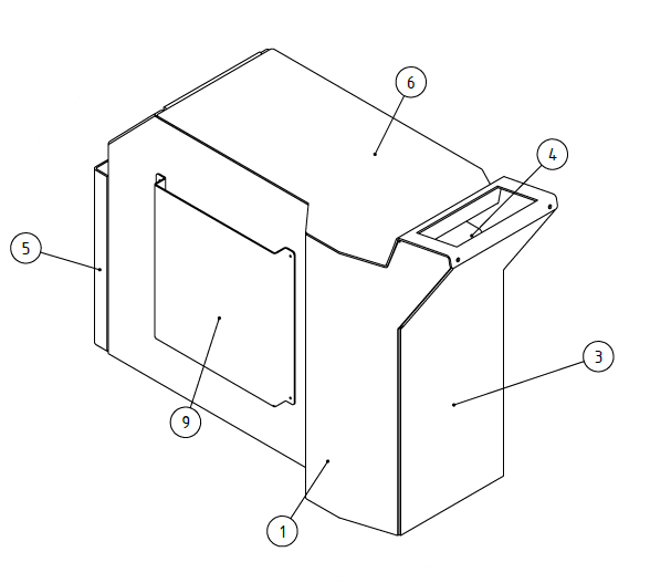 Example of Sheetmetal console that was 3d modelled and drafted