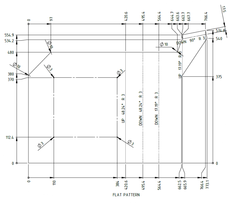 Drawing Flat Pattern Dynamic Engineering Consultants Perth Western Drawing Flat Pattern Dynamic Engineering Consultants Perth Western