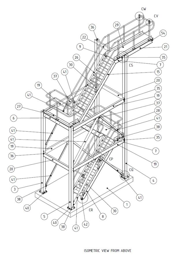 Stairway drawing