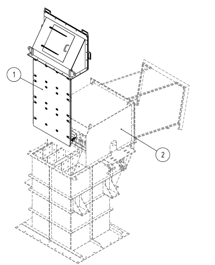 Drop in chute liner